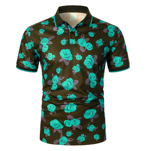 Camiseta de Manga Corta para Hombre, Estilo Casual, de Alta Calidad, Tejido Jersey Transpirable, Viscosa/Algodón, Color Sólido, Ropa Urbana Digital - Product Image 1