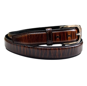 Ceinture décontractée pour homme personnalisable, boucle à ardillon de style western, cuir véritable texturé durable, artisanat indien, style polo gauchero, sur mesure - Product Image 3