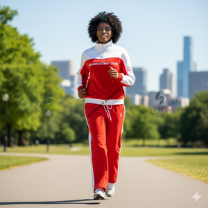 Ensemble de survêtement décontracté Delta Sigma Theta Sorority, ensemble de jogging, ensemble de survêtement de sport, ensemble de survêtement de gym et de fitness pour femmes, ensemble de vêtements de détente - Product Image 6