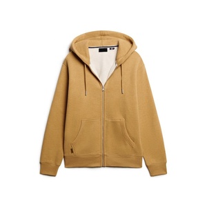 Sudadera con capucha deportiva informal de algodón 100% para hombre, ajustada, de peso medio, ropa activa cálida, sudadera con cremallera bordada a la moda, totalmente personalizada - Product Image 4