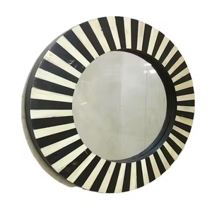 Miroir mural décoratif en verre personnalisé moderne de haute qualité, écologique, avec incrustations d'os - Product Image 2