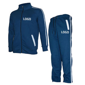 Top qualité 100% coton à capuche pantalons de survêtement personnalisé haute couture bord coupé deux pièces ensemble survêtements - Product Image 1