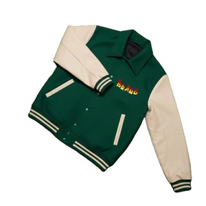 Top Quality Letterman Varsity <b>Jackets</b> Wool Body Genuine Leather Sleeves Winter Wear <b>Smart</b> and Stylish <b>Mens</b> <b>Jacket</b> - Product Image 5