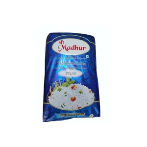 Arroz Basmati real vaporizado extra largo de primera calidad 5% roto con aroma delicado y textura elegante - Product Image 1