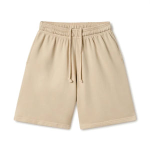 Shorts de sport pour hommes, très demandés, style urbain, longueur genou, en molleton/coton teint, respirants, écologiques, séchage rapide - Product Image 1