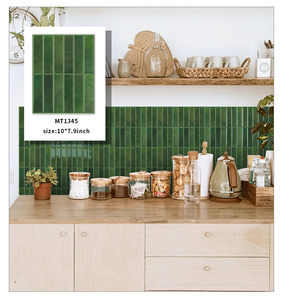 Jorunns Decorazione Murale Fai da Te <span class=keywords><strong>per</strong></span> la Casa Piastrelle da Parete Rosa <span class=keywords><strong>per</strong></span> Bagno Adesive <span class=keywords><strong>Mosaico</strong></span> di Piastrelle 3D Stacca e Attacca - Product Image 6