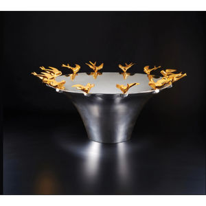 Bol passoire en métal rose élégant avec poignées dorées Passoire de cuisine décorative pour laver les fruits légumes pâtes et usage domestique - Product Image 6