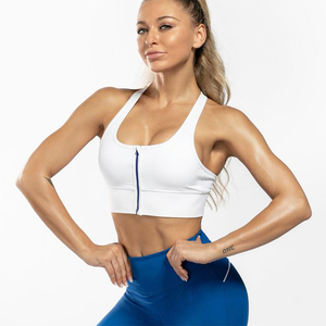Wholesale <b>Women</b> Seamless Yoga Sports Bra Support Impact Push-up Open Back Gym Tank Fitness Yoga Workout <b>Underwear</b> - Product Image 1