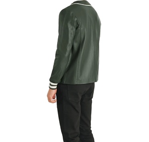 Luxury Men's Wool/Viscose <b>Camouflage</b> Stand Collar Bomber Jacket Retro Style Front Logo Zipper Closure for Chicago for Inspired - Product Image 6