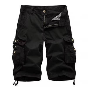 NOVEDAD DE VERANO 2024, pantalones cortos Cargo de camuflaje de algodón de gran tamaño para hombre, estilo callejero, deporte informal con múltiples bolsillos, función antiarrugas - Product Image 4