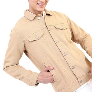 Low MOQ 2024 Best Quality New Custom <b>Men</b> Satin <b>Jacket</b> Hot Selling Custom Logo Oversized Canvas Stand Collar <b>Thin</b> High Street - Product Image 3