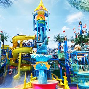 Deslize espiral de fibra de vidro equipamento de diversões grande Indoor infantil com Wave Swing Sky Slide para a escola Outdoor Water Park - Product Image 3