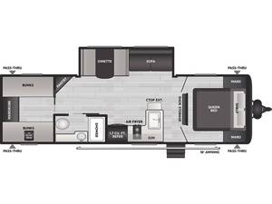 2026 Keystone Coleman 27B Camping Cruiser, Maison mobile, Camping-car, Tente, Camper de toit, Camper pour camion, d'occasion - Product Image 6
