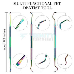 Kit de Limpieza Dental de Acero Inoxidable Reutilizable de Uso Médico, el Mejor Kit de Limpieza Dental Recién Llegado - Product Image 3