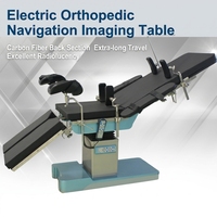 Table d'opération électrique en fibre de carbone transparente aux rayons X pour hôpital orthopédique, imagerie 360°, moteur allemand, ISO CE
