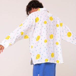 Soft Breathable <b>Linen</b>/Cotton Set (Shirt Shorts/Pant) Men Street-Style Summer Loungewear Printed | 300g Woven Fabric Seamless - Product Image 5