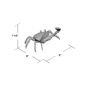 Sculpture d'animal en aluminium plaqué or faite à la main, décoration de luxe pour la maison, figurine antique Feng Shui moderne polie - Product Image 3