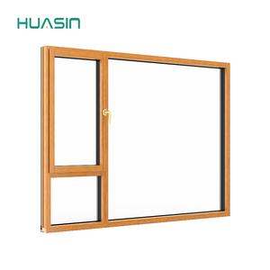 <span class=keywords><strong>Ventanas</strong></span> de Madera Revestidas de Aluminio de Palisandro de Color Natural 2025, Fabricadas Directamente por Huasin en Indonesia - Product Image 5