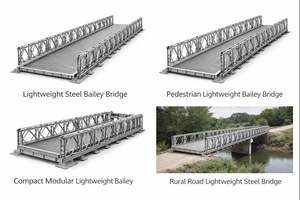 Pont Bailey en acier lourd avec services de soudage et de découpe - Product Image 3
