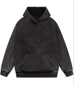 Sweat-shirts pour hommes MOVATEXTILE Basics de haute qualité, sans cordon, respirants, lavés à l'acide, style boxy, 500 GSM, sweat-shirt de créateur lavé aux enzymes - Product Image 1