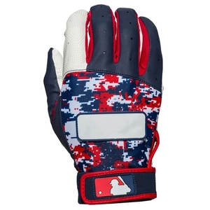 Gants de frappe de baseball en cuir véritable personnalisés de haute qualité avec couleur personnalisée en gros du Pakistan - Product Image 3