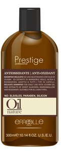 Champú Antioxidante ERREELLE Prestige Oil Nature con Aceite de Jojoba y Extracto de Almendras Dulces para Todo Tipo de Cabello, Uso Diario - Product Image 2