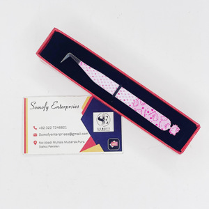 Pinzas de Precisión Profesionales para Pestañas, Personalizadas, de 90 Grados, con Punta de Fibra Hello Kitty, de Acero Inoxidable, Antiestáticas, Duraderas - Product Image 3