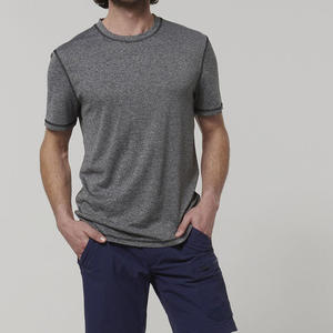 Nueva camiseta de gran tamaño de alta calidad Indemand para hombres 100% tela Premium de algodón suave de alta calidad con logotipo personalizado y bordado - Product Image 3