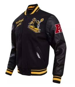 เสื้อแจ็กเก็ตเลตเตอร์แมนสำหรับผู้ชายเสื้อผ้า2025แขนเสื้อหนัง PU ออกแบบได้ตามต้องการ - Product Image 6