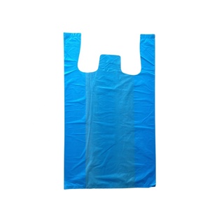 Vente en gros de sac de t-shirt avec logo personnalisé Sacs de t-shirt en plastique d'emballage d'achat de supermarché pour les détaillants - Product Image 1