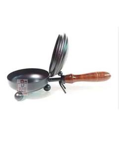 Brûleur de fer en métal Brûleur de charbon de bois d'encens essentiel moderne Utiliser un désodorisant domestique Brûleur d'encens noir pour hôtel et bar - Product Image 2