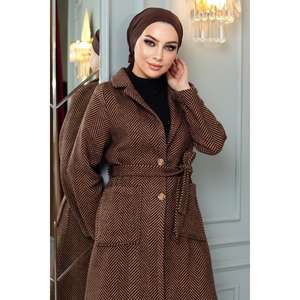 Chaqueta Delgada Reversible con Relleno de Algodón y Poliéster, Impermeable, de Lino, Corta, Acolchada, con Estampado a Cuadros, Forro de Borrego, Cuellos Tejidos con Logotipo - Product Image 2