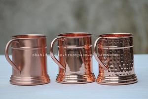 Moscow Mule Straight Mug Design en métal de cuivre pur - Product Image 2