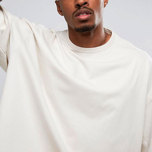 Customised White Unisex <b>Tshirt</b> High Quality Boxy Oversized Blank Cotton T Shirt Manufacturers Cropped Mock Neck <b>Tshirt</b> for Men - Product Image 3