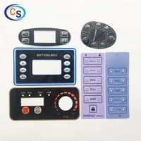 Panel de Interfaz HMI de Montaje Superficial, Resistente al Polvo y al Agua, con Teclado de Membrana Personalizado para Automatización Industrial y Electrodomésticos
