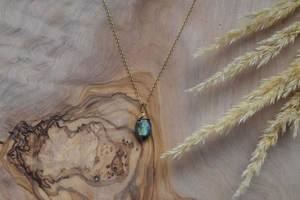 Élégant Vintage Citrine Forme Ronde Argent Sterling Plaqué Or Lunette Ensemble Pendentif 10MM Taille Cadeau D'anniversaire pour Elle - Product Image 5