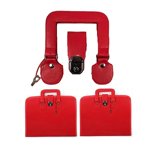 Handmade Custom Embroidery Lifestyle Zipper Slim Fashion Case Masonic Faux <b>leather</b> Cosmetic <b>Bags</b> - Product Image 5