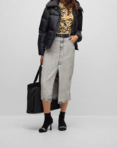 <b>Long</b> Neck Sleeveless High Quality Unisex Plain Puffer Jacket with Belt Zip up <b>Padded</b> <b>Coat</b> Lightweight Warm Outwear for <b>Men</b> - Product Image 5