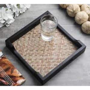 Meilleur plateau de service carré en bois personnalisé Nouveau design d'ustensiles de cuisine fabriqués en gros à usage domestique uniquement - Product Image 6