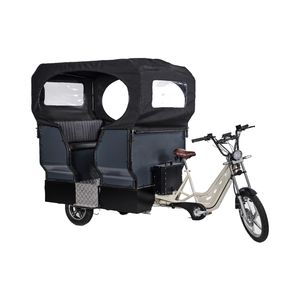 Tricycle électrique pour passagers avec auvent Transport confortable et écologique - Product Image 1
