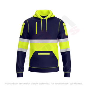 Alta visibilidad personalizable alta visibilidad impermeable construcción ropa de trabajo reflectante seguridad lluvia chaqueta con soporte de logotipo OEM - Product Image 5