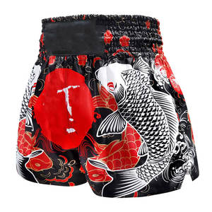 Pantalones cortos de MMA para hombre personalizados de alta calidad, pantalones cortos de boxeo elásticos a la moda para entrenamiento, bordado sublimado - Product Image 1