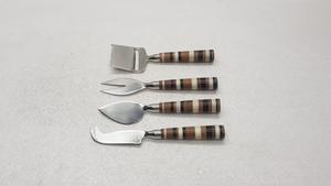 Juego de Cubiertos de Acero Inoxidable para Hotel y Restaurante, Latón Macizo Pulido en Oro con Mango de Acrílico, Utensilios de Cocina - Product Image 4