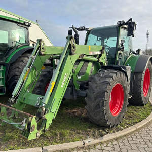 Tracteur agricole Fendt 720 Vario Power de qualité supérieure, 90 CV, 2 roues motrices, cabine climatisée, système hydraulique, moteur, boîte de vitesses - Product Image 1