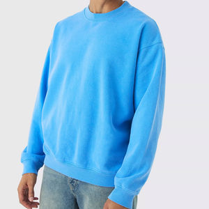 สเวตเชิ้ตผ้าคอตตอนผสมน้ำใส่สบายสีต่างๆดีไซน์ใหม่ - Product Image 4