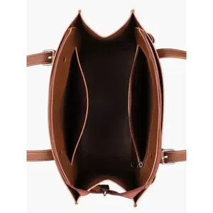 กระเป๋าโท้ทสีน้ำตาลสำหรับผู้หญิง - Product Image 3