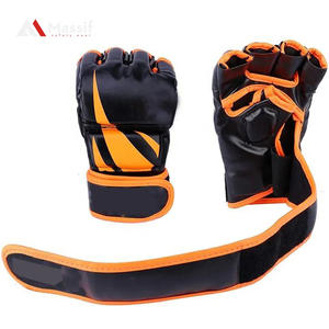 Guantes de boxeo personalizados de fábrica, manoplas para entrenamiento de gimnasio, alta calidad, MMA, logo personalizado, venta al por mayor - Product Image 2
