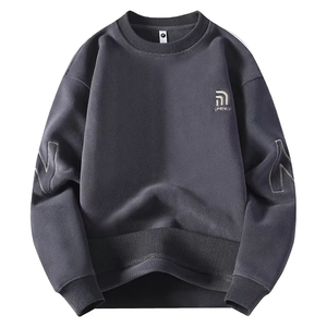 The New Listing Jumpers para hombres 350gsm Sudadera unisex sólida O-cuello Recortado Hombres Sudadera para otoño - Product Image 3