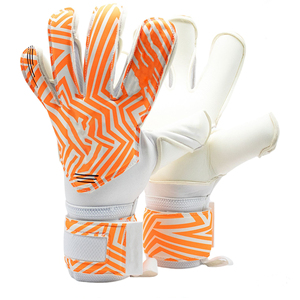 Gants de gardien de but de football de haute qualité, design professionnel, cuir, antidérapants, protection des doigts pour enfants et adultes - Product Image 2