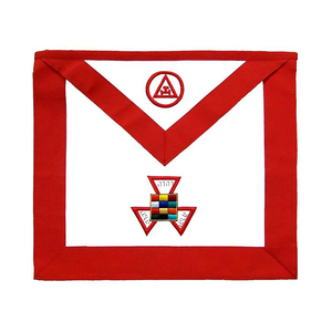 Le prix le plus bas des articles de maçonnerie Grand Lodge Master tablier de maçon brodé à la main disponible en bonne qualité - Product Image 2